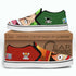 Luffy and Zoro Slip On Sneakers Custom OP Anime Shoes