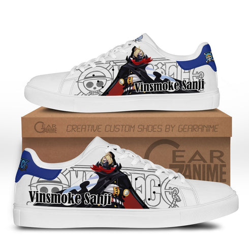 Sanji Raid Suit Skate Sneakers Custom Anime OP Shoes