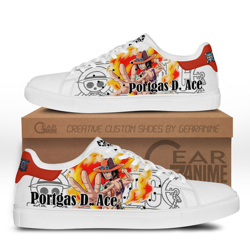 Sabo And Ace Skate Sneakers Custom Anime OP Shoes