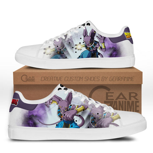 DB Beerus Skate Sneakers Custom Anime Shoes