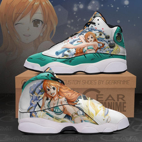 OP Nami Sneakers Custom Anime Shoes
