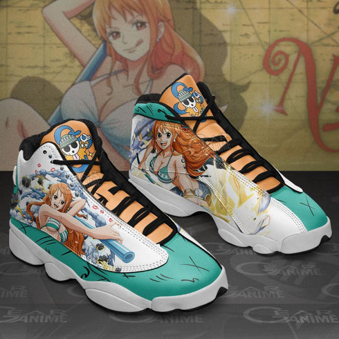 OP Nami Sneakers Custom Anime Shoes