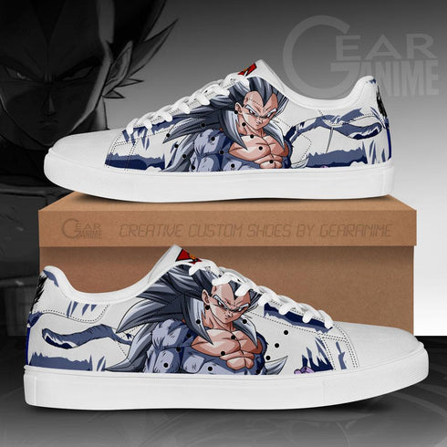 Vegeta SSJ 5 Skate Shoes Custom DB Anime Sneakers