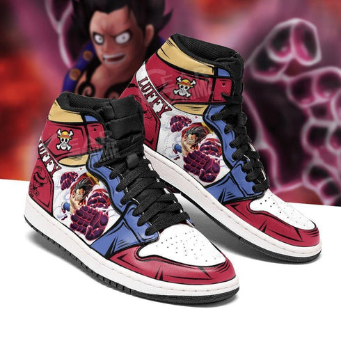 Monkey D Luffy Sneakers Gear 4 OP Anime Shoes