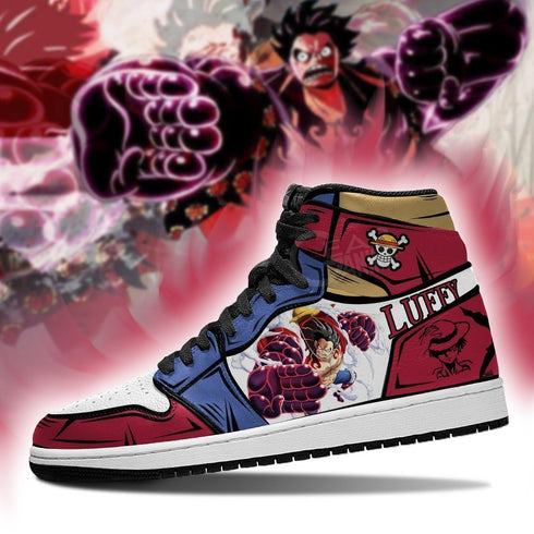 Monkey D Luffy Sneakers Gear 4 OP Anime Shoes