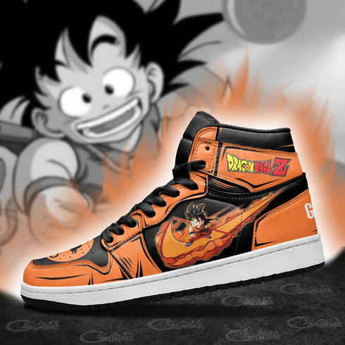 Goku Flying Nimbus Sneakers Kintoun Dragon Ball Custom Anime Shoes