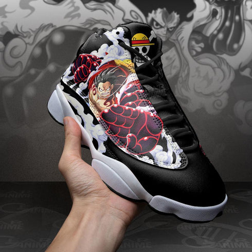 Monkey D Luffy Gear 4 Sneakers Custom Anime OP Shoes
