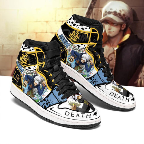 Trafalgar D. Water Law Sneakers Custom Anime OP Shoes