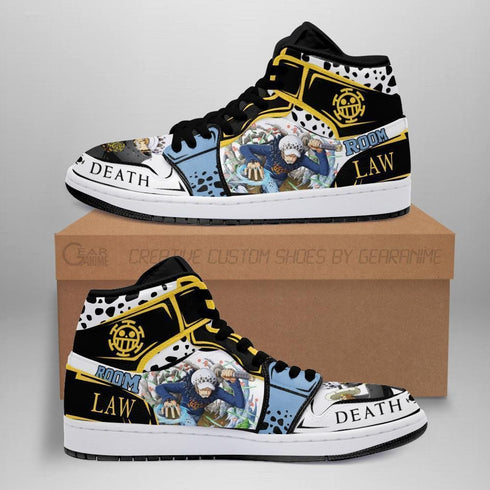 Trafalgar D. Water Law Sneakers Custom Anime OP Shoes