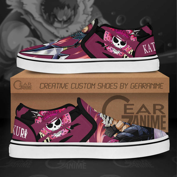 OP Katakuri Slip On Sneakers Custom Anime Shoes