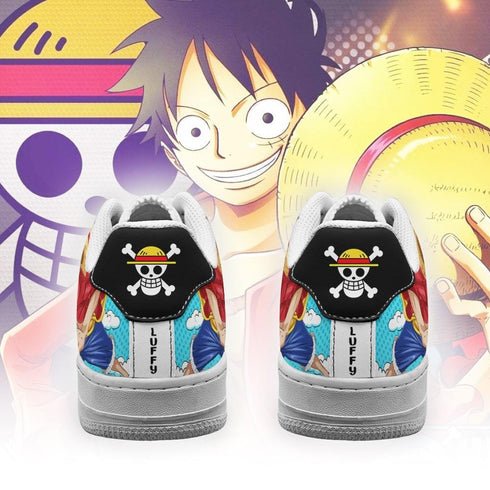 Monkey D Luffy Air Sneakers Custom Anime OP Shoes