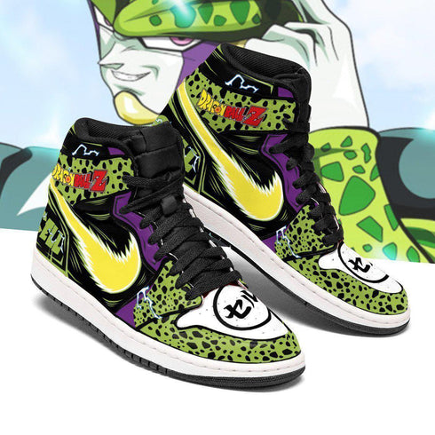 DB Cell Sneakers Custom Anime DB Shoes For Fan