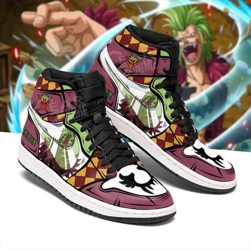 OP Bartolomeo Sneakers Bari Bari No Mi Custom Anime Shoes
