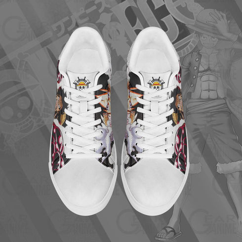 Monkey D Luffy Skate Shoes OP Custom Anime Shoes