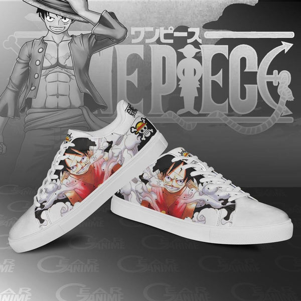 Monkey D Luffy Skate Shoes OP Custom Anime Shoes