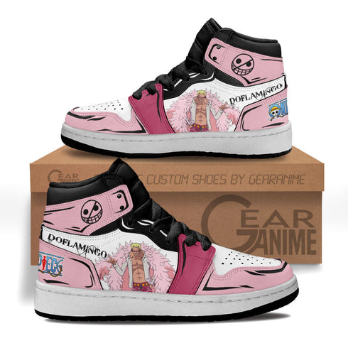 Donquixote Doflamingo Kids Sneakers Custom Anime OP Shoes For Kids