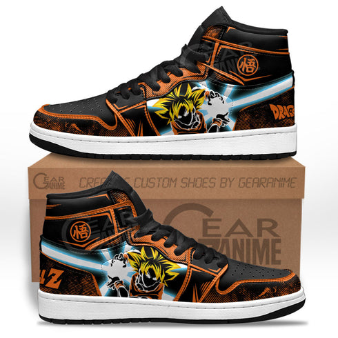 Goku Super Saiyan Sneakers Custom DB Anime Shoes