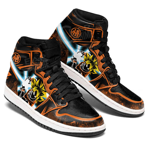 Goku Super Saiyan Sneakers Custom Dragon Ball Anime Shoes