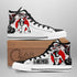 Portgas Ace High Top Shoes Custom Anime OP Sneakers Japan Style