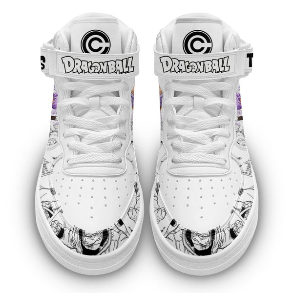 Trunks Sneakers Air Mid Custom Dragon Ball Anime Shoes Mix Manga
