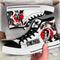 Dracule Mihawk High Top Shoes Anime OP Sneakers Japan Style