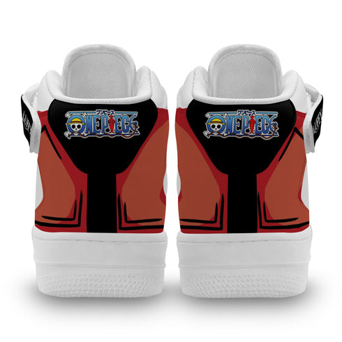 Luffy Sneakers Air Mid OP Custom Anime Shoes