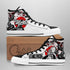Mr 2 Bentham High Top Shoes Custom OP Anime Sneakers Japan Style