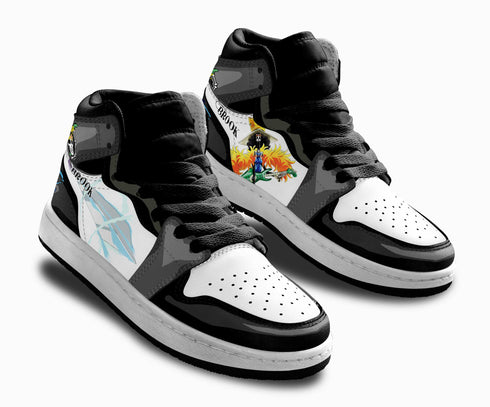 Brook Kids Sneakers Custom OP Anime Shoes For Kids