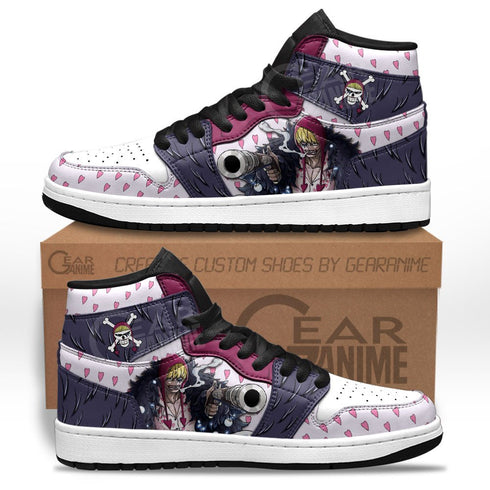 Donquixote Rosinante Sneakers Custom OP Anime Shoes Gifts
