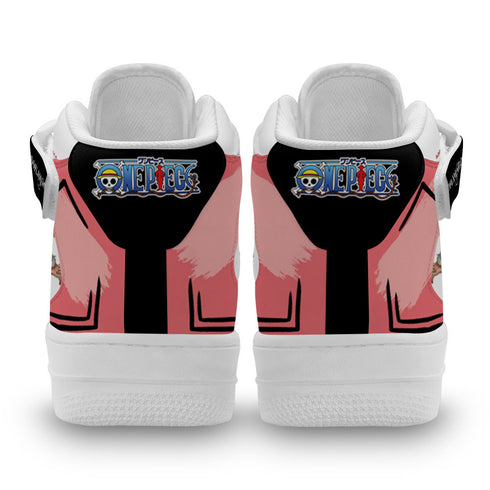 Donquixote Doflamingo Sneakers Air Mid Custom OP Anime Shoes