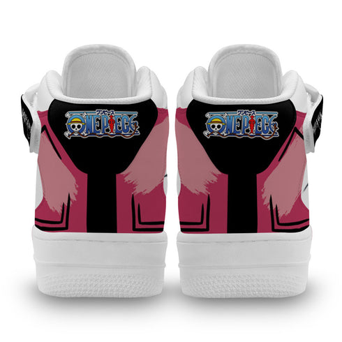 Dracule Mihawk Sneakers Air Mid Custom OP Anime Shoes