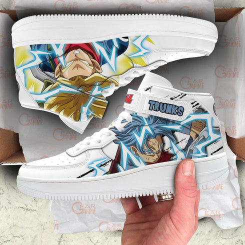 Trunks Sneakers Air Mid Custom Dragon Ball Anime Shoes