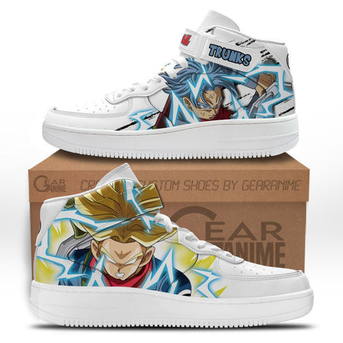 Trunks Sneakers Air Mid Custom DB Anime Shoes