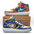 Goku and Vegeta Ki Blast Sneakers Air Mid Custom DB Anime Shoes