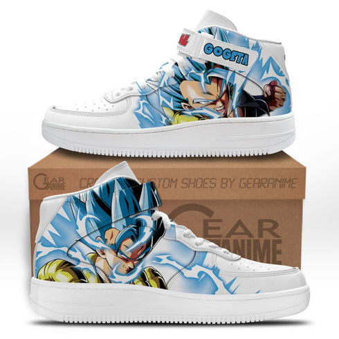 Gogeta Sneakers Air Mid Custom DB Anime Shoes