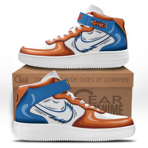 Goku Sneakers Air Mid Pokemon DB Shoes