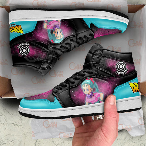 Bulma Sneakers Custom Dragon Ball Anime Shoes Mix Galaxy