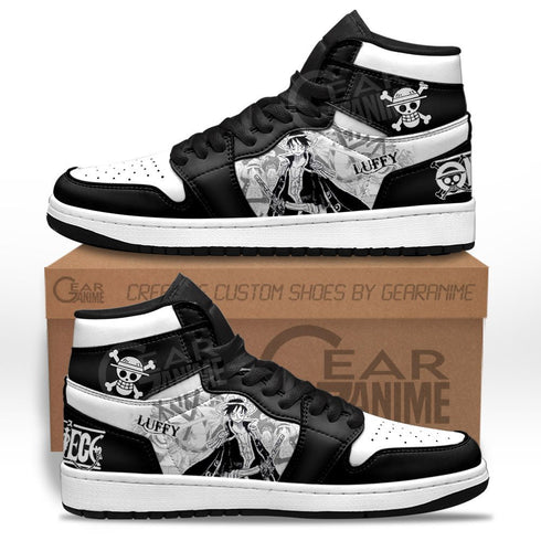 Luffy Sneakers Custom OP Shoes Manga Style