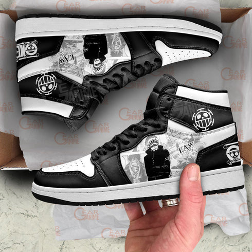Trafalgar Law Sneakers Custom OP Shoes Manga Style