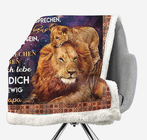 Divesart - Decke vom Vater an die Tochter - "Das Löwenherz"