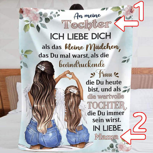 Divesart - Decke von Mutter zu Tochter - "Unendliche Liebe"