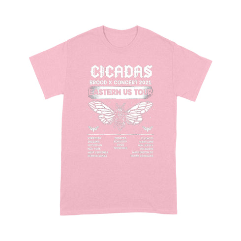 Divesart - Cicadas Brood x Concert 2021 Eastern US Tour Test Standard T-shirt