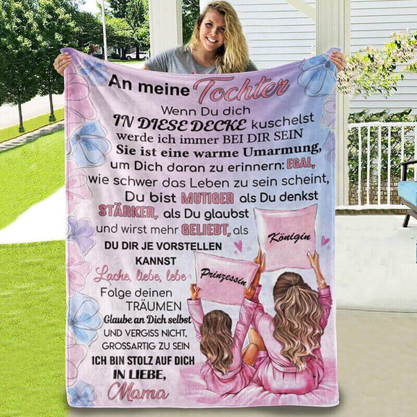 Divesart - Decke von Mutter zu Tochter - "Es macht immer Spaß mit dir"