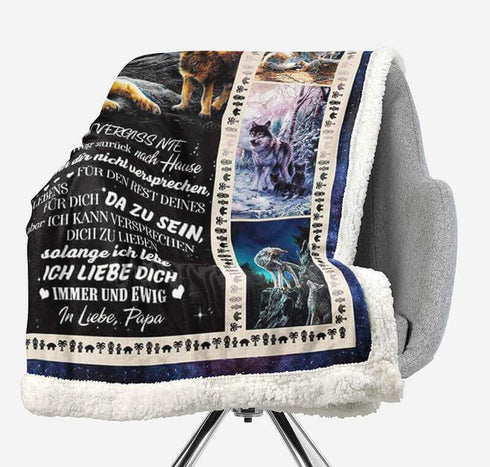 Divesart - Decke vom Vater an den Sohn - "Die Wärme der Liebe"