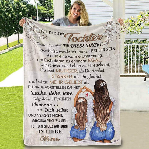 Divesart - Decke von Mutter zu Tochter - "Mein Engel"