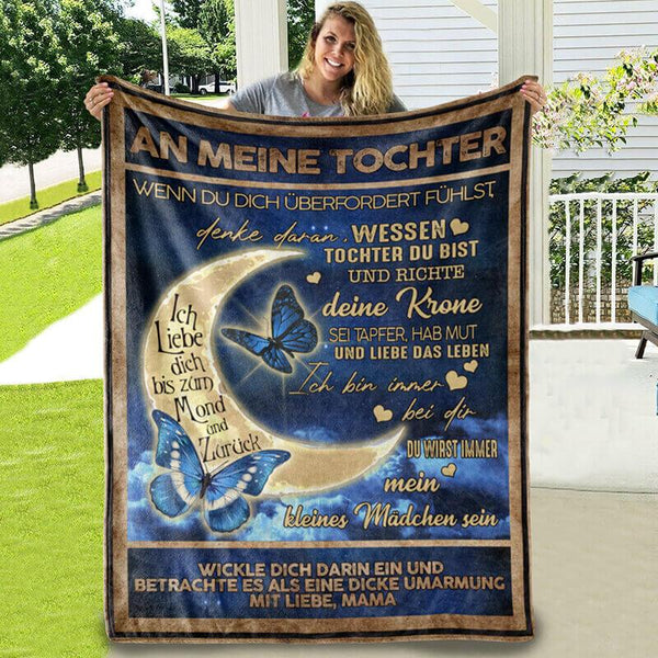 Divesart - Decke von Mutter zu Tochter - "Meine Ewigkeit ist in dir"