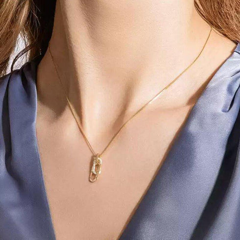 Divesart - Mutter & Tochter Halskette - Für immer miteinander verbunden