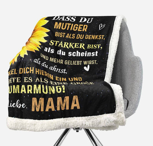 Divesart - Decke von Mutter zu Tochter - "Helle Farben des Sommers"