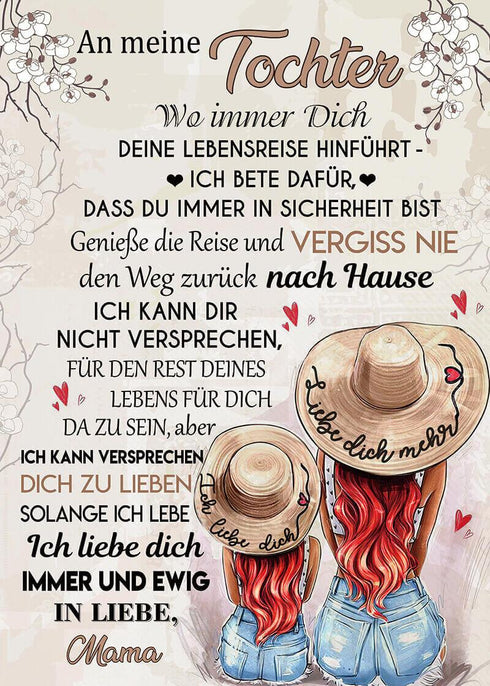 Divesart - Decke von Mutter zu Tochter - "Urlaub mit Mama"