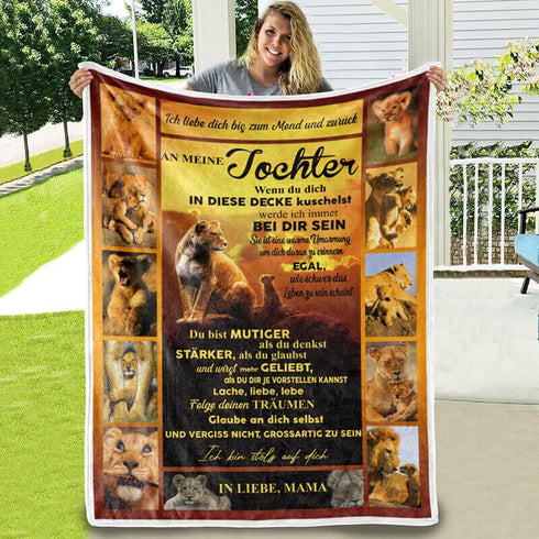 Divesart - Decke von Mutter zu Tochter - "Wer auch immer du bist, du bist mein Kind!"